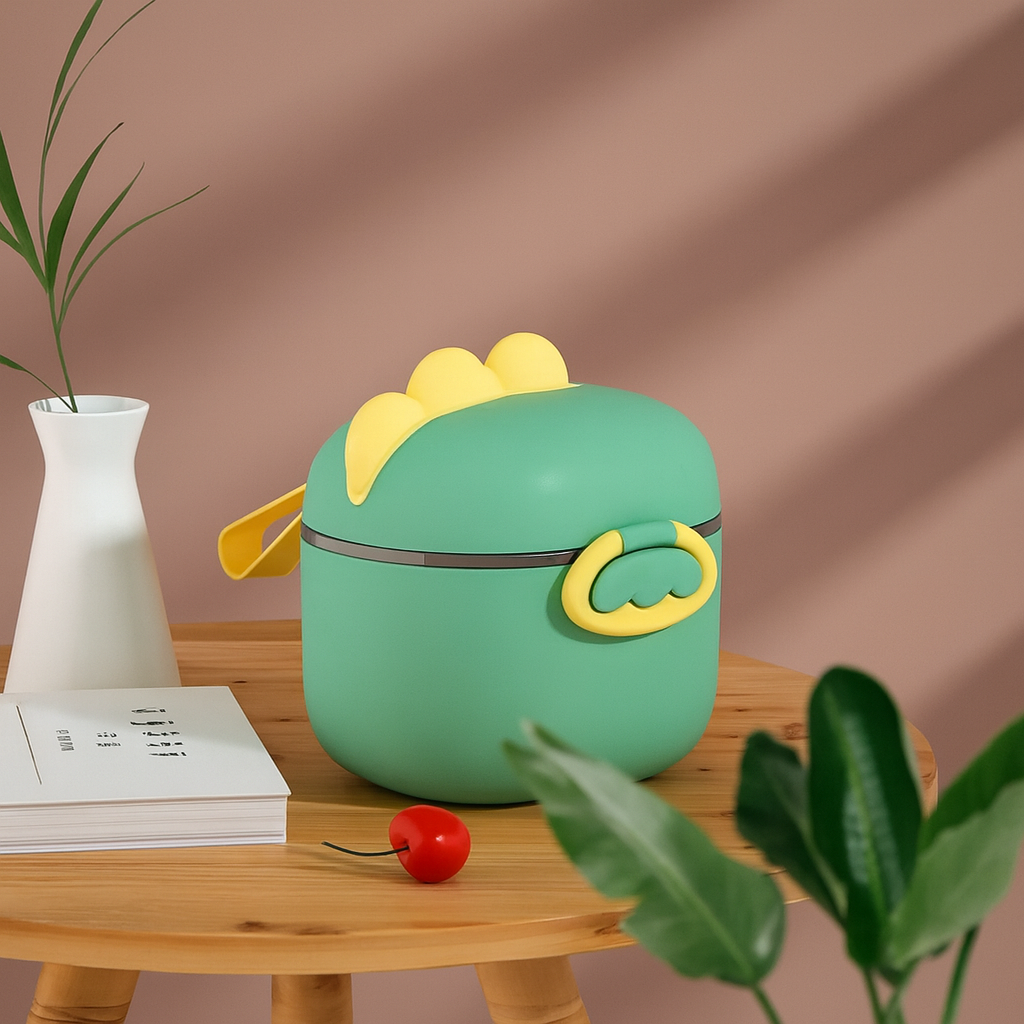 Pote Dosador de Leite em Pó Infantil com Colher Medidora Ro