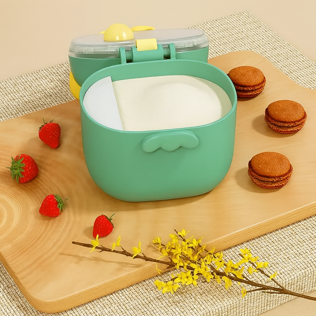 Pote Dosador de Leite em Pó Infantil com Colher Medidora Ro