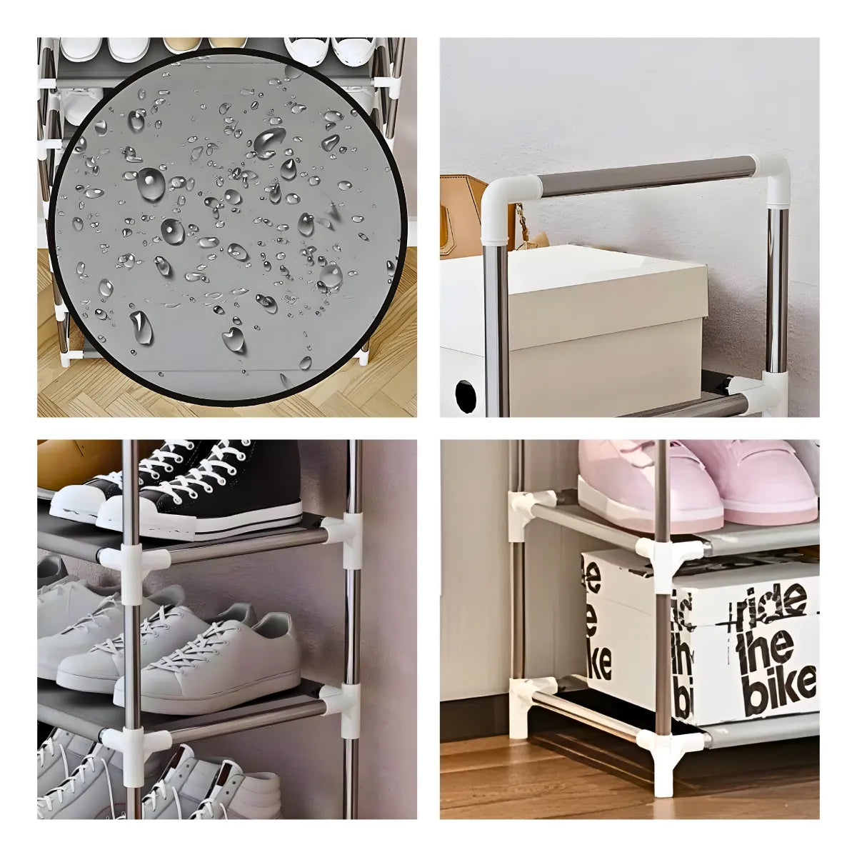 Sapateira Vertical organizador com 9 Prateleiras