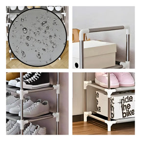 Sapateira Vertical organizador com 9 Prateleiras