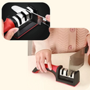 Afiador Amolador de Facas em Aço Inox Linha Profissional