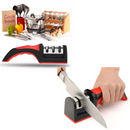 Afiador Amolador de Facas em Aço Inox Linha Profissional