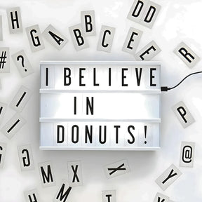 Caixa Luminária Mensagem Decorativa