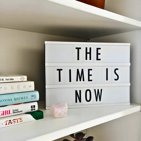 Caixa Luminária Mensagem Decorativa