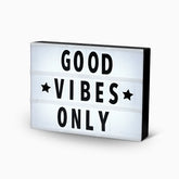 Caixa Luminária Mensagem Decorativa