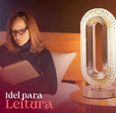 Luminária Abajur Cristal  Retro Led Touch Recarregável USB