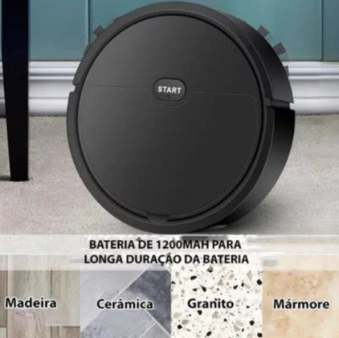 Robô Aspirador de Pó Recarregável 110v