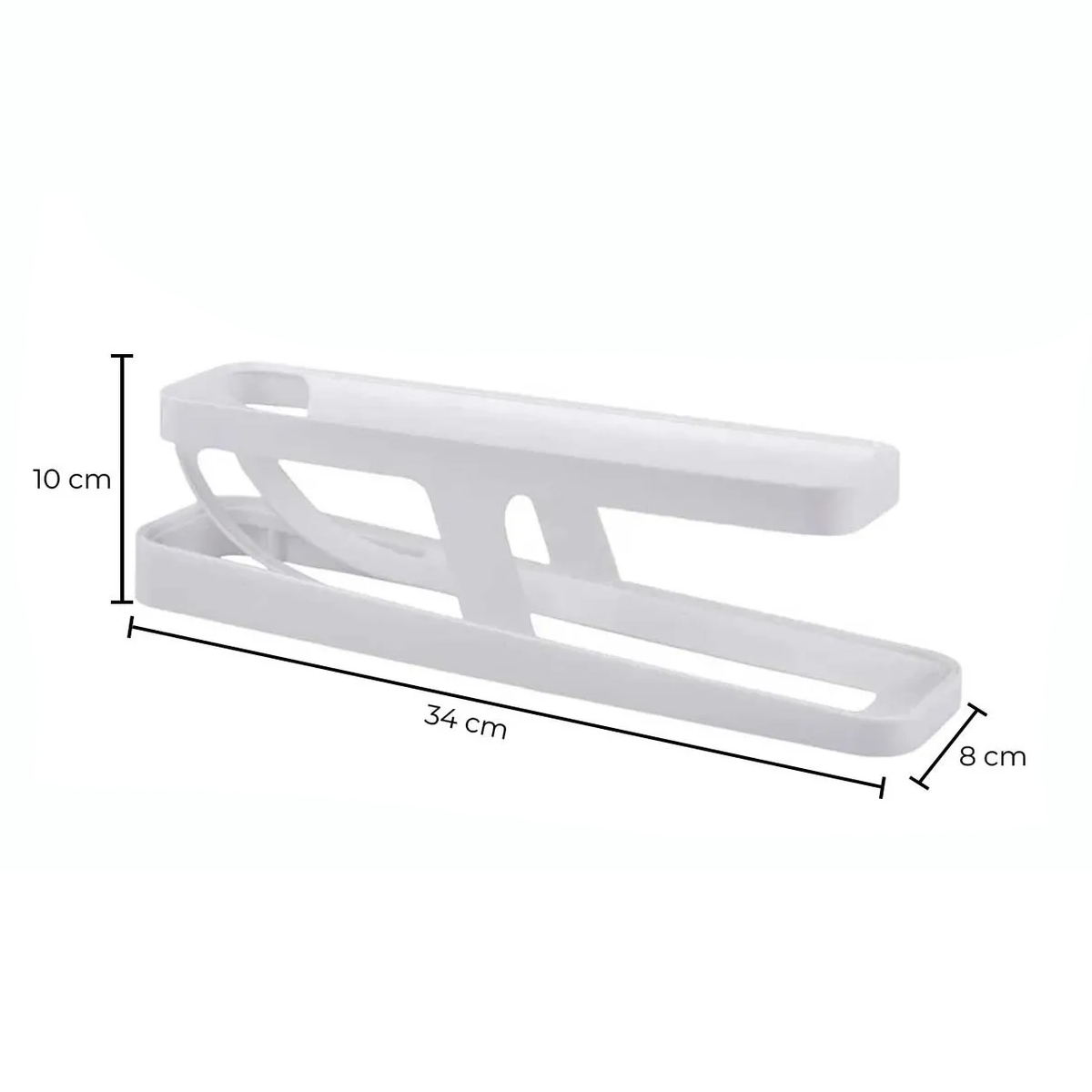 Porta Ovos Organizador de Geladeira 2 andares - 15 Ovos