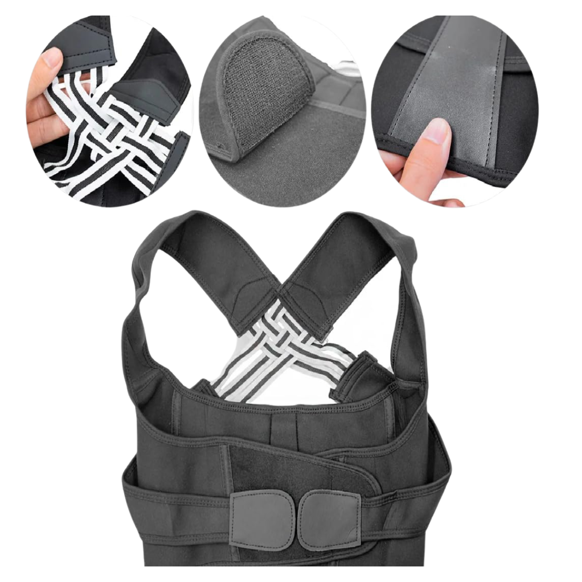 Colete Corretor de Postura Ortopédico Feminino Tamanho L (G)