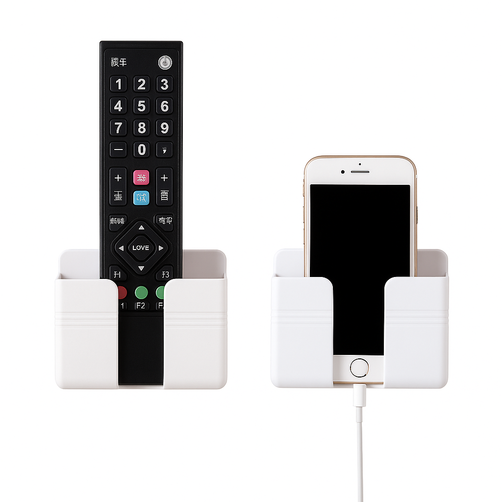 Suporte Multiuso De Parede Para Celular e Controle Remoto Br