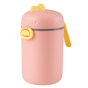 Pote Dosador de Leite em Pó Infantil com Colher Medidora Ros