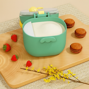 Pote Dosador de Leite em Pó Infantil com Colher Medidora Ros